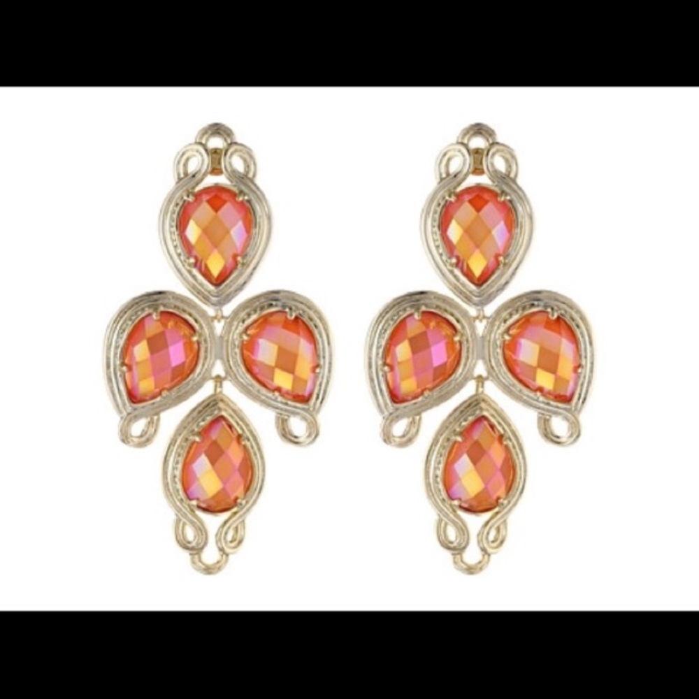DISO Kendra Scott Tangerine Sylvia Earrings